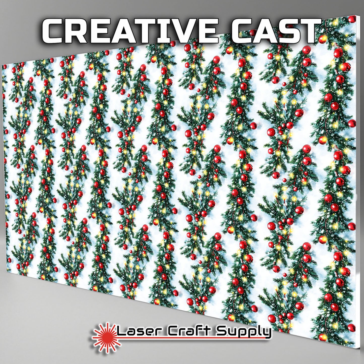 Creative Cast Acrylics - Christmas Garland