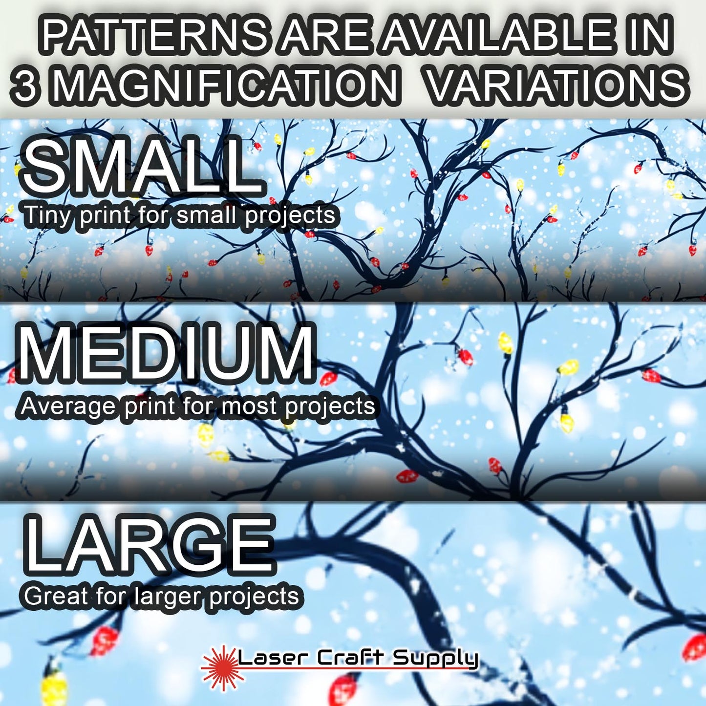 Creative Cast Acrylics - Christmas Lights on Twigs