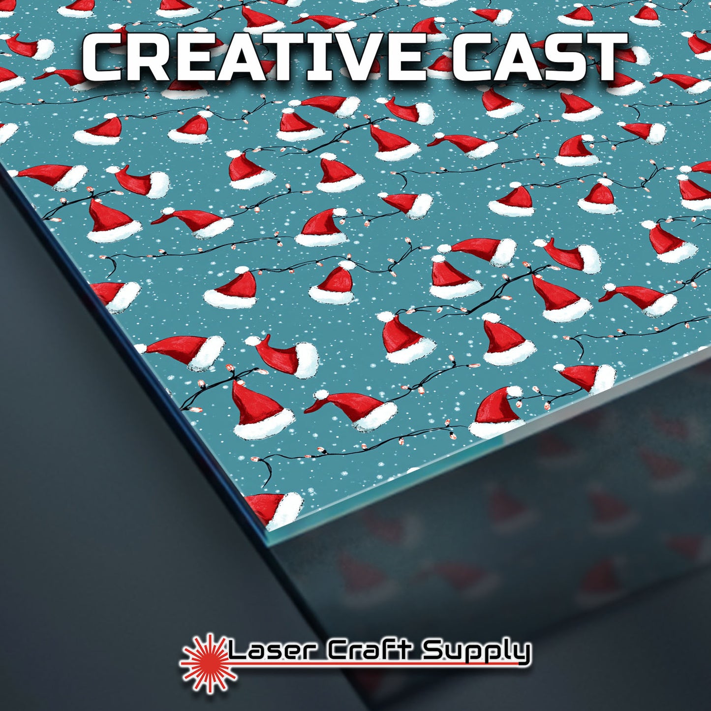 Creative Cast Acrylics - Christmas Santa Hats