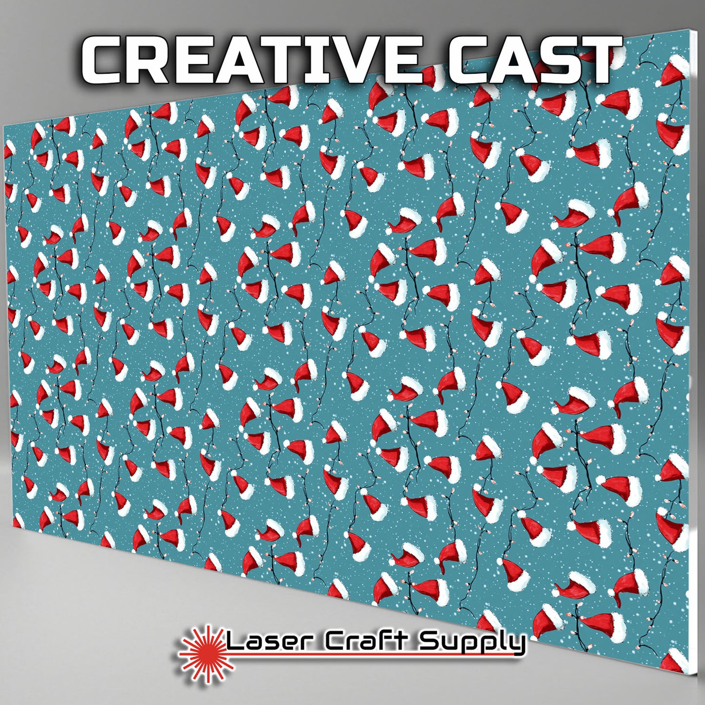Creative Cast Acrylics - Christmas Santa Hats