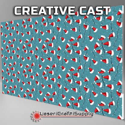 Creative Cast Acrylics - Christmas Santa Hats