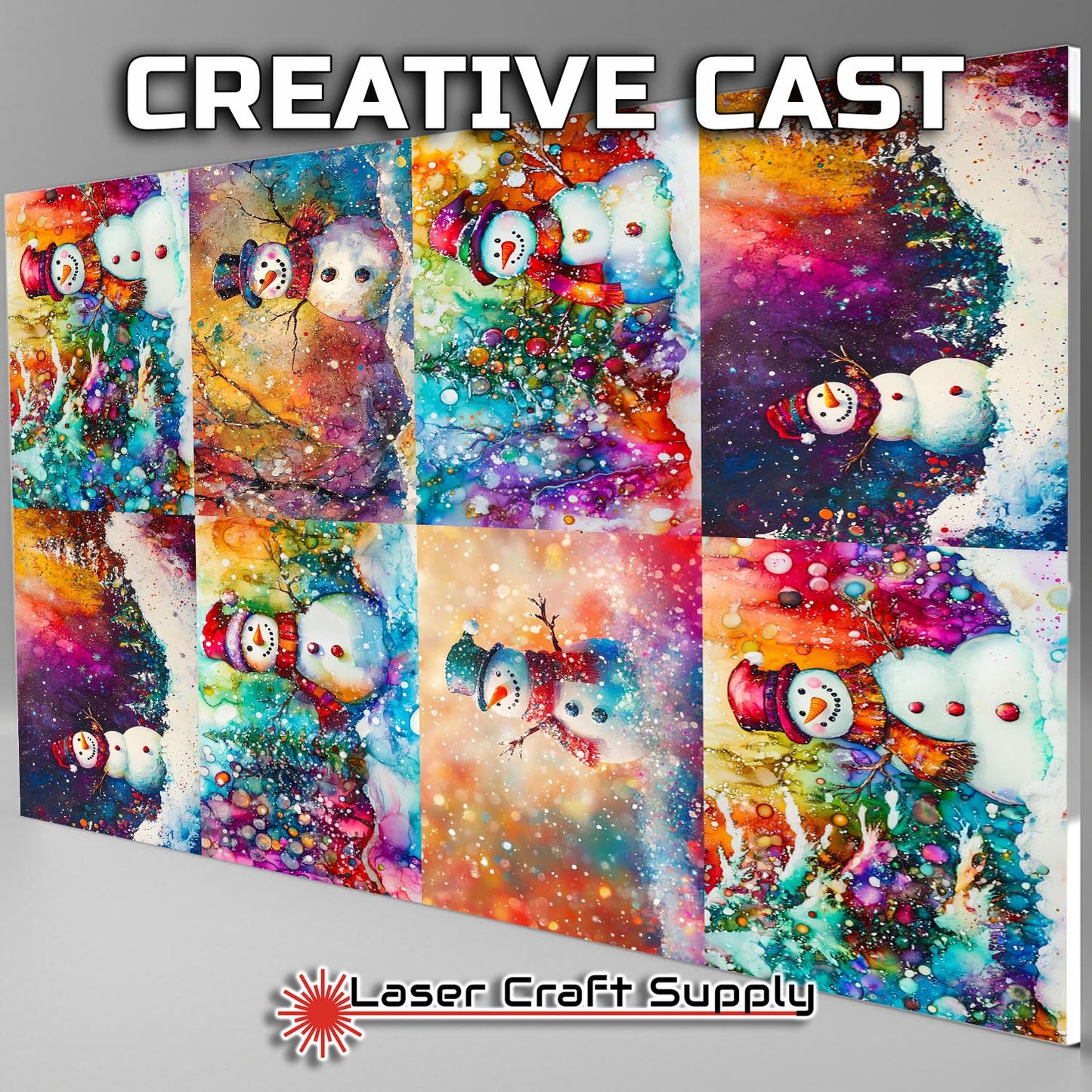Christmas Snowman - Creative Tile