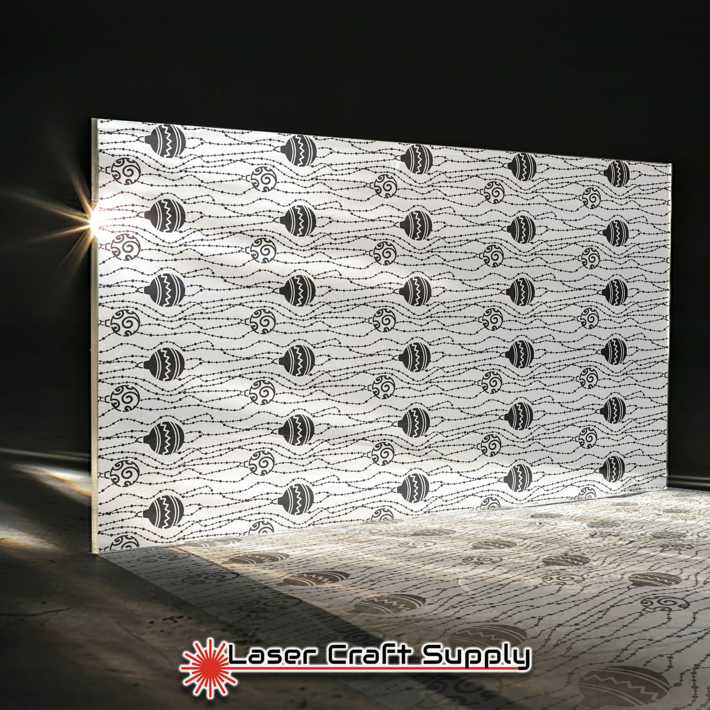 Creative Cast Acrylics - Christmas Strings & Bulbs