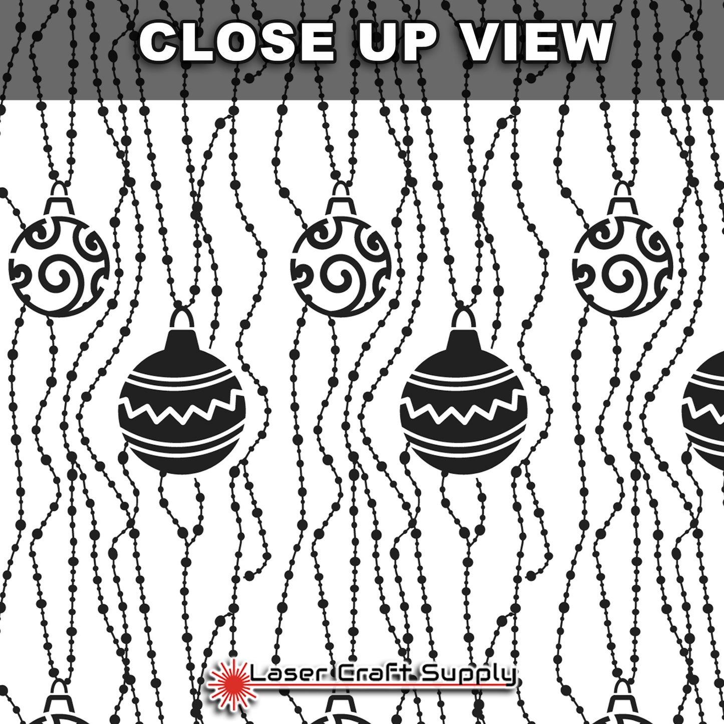 Creative Cast Acrylics - Christmas Strings & Bulbs