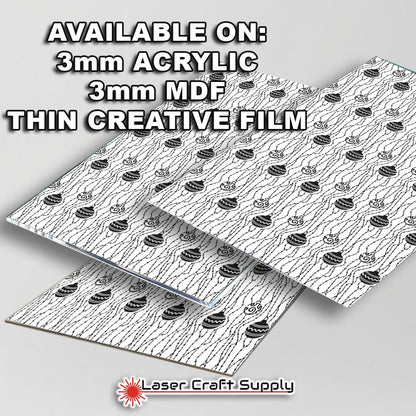 Creative Cast Acrylics - Christmas Strings & Bulbs