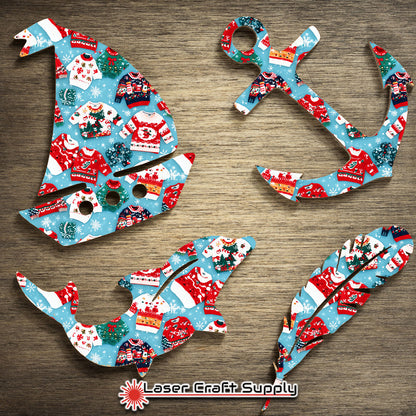 Creative Cast Acrylics - Christmas Sweaters