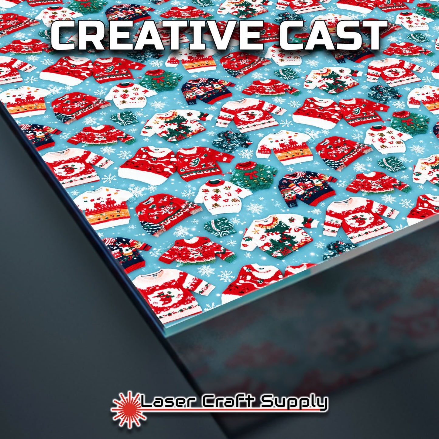 Creative Cast Acrylics - Christmas Sweaters