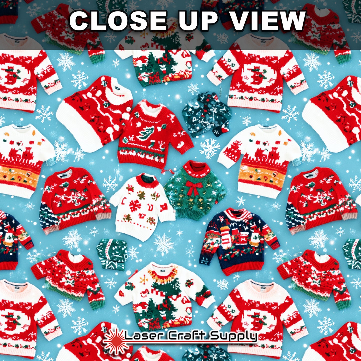 Creative Cast Acrylics - Christmas Sweaters