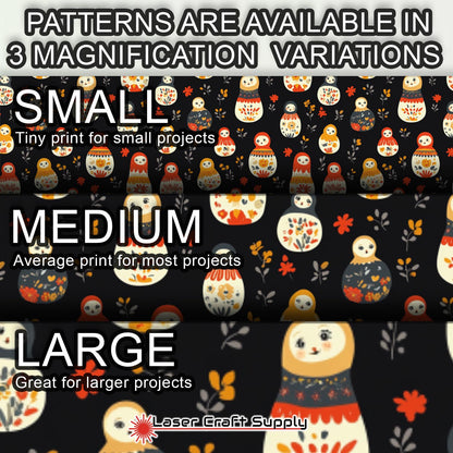 Creative Cast Acrylics - Christmas TIme Russian Nesting Dolls