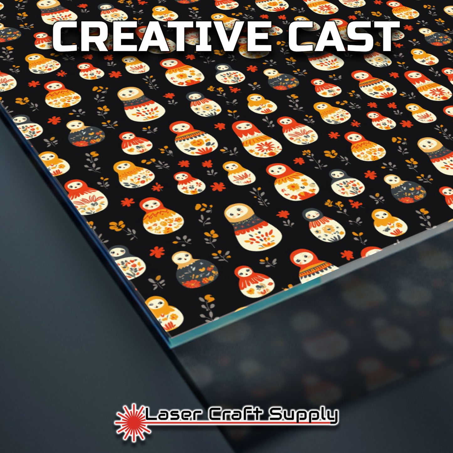 Creative Cast Acrylics - Christmas TIme Russian Nesting Dolls