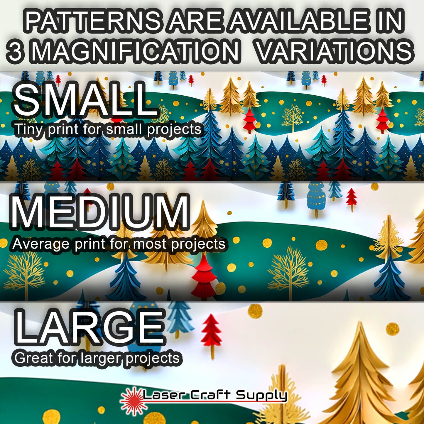 Christmas Time Trees - Creative Cast