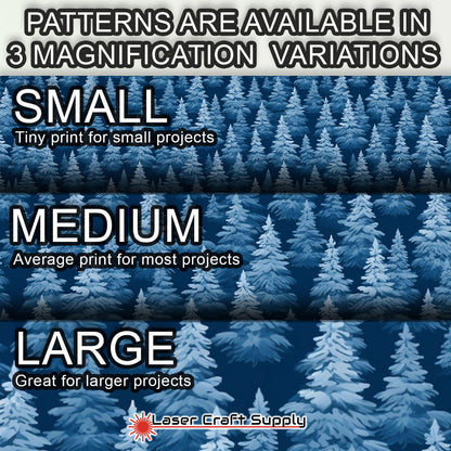 Creative Cast Acrylics - Christmas Trees in Snow