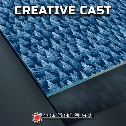 Creative Cast Acrylics - Christmas Trees in Snow