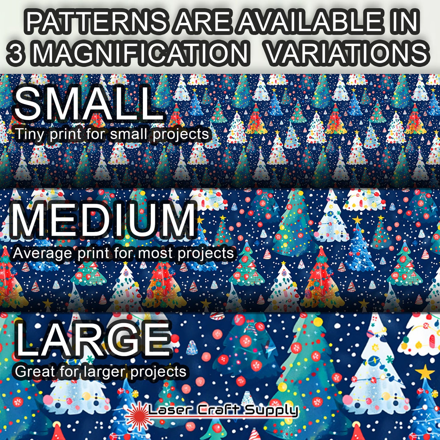 Creative Cast Acrylics - Christmas Trees And Then Some