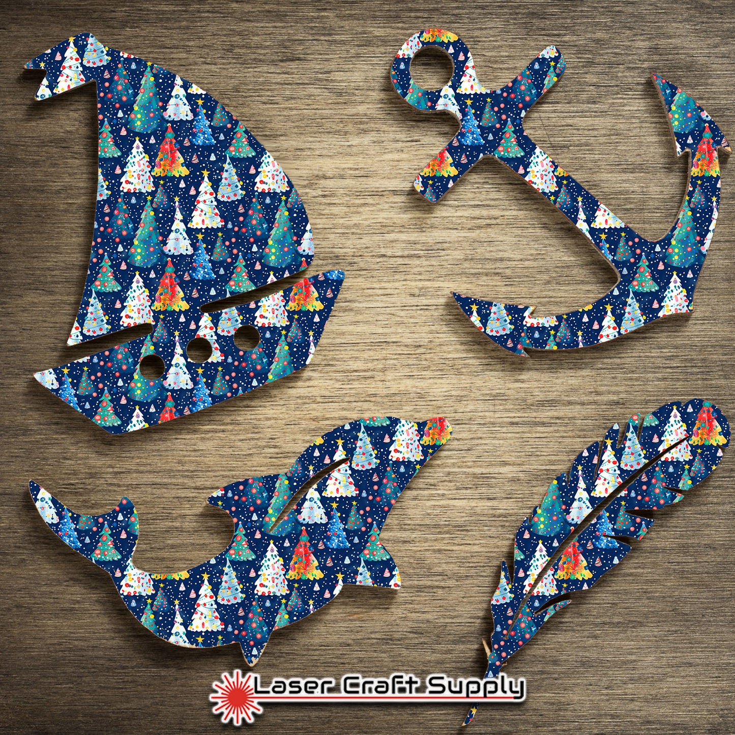 Creative Cast Acrylics - Christmas Trees And Then Some