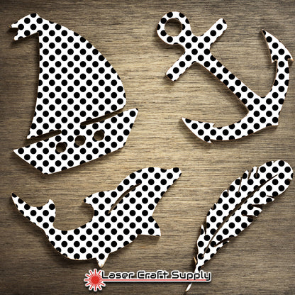 Creative Cast Acrylics - Close Polka Dots