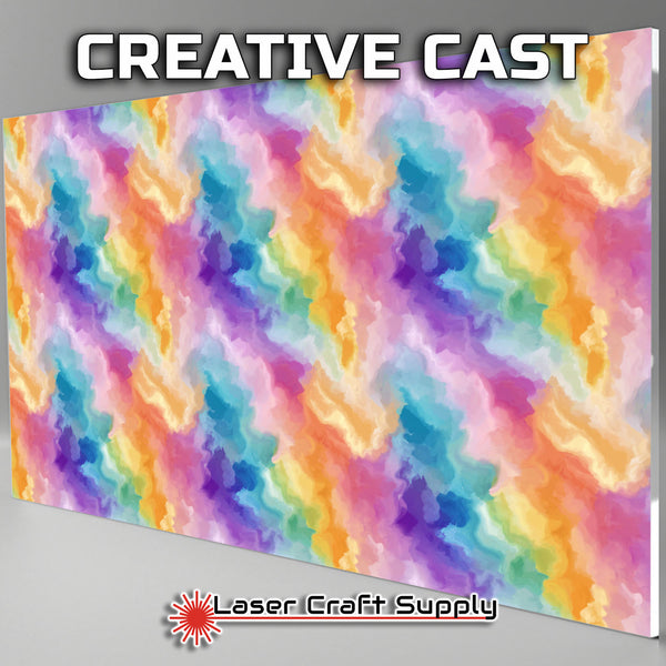 Creative Cast Acrylics - Clouds of Colors – Laser Craft Supply