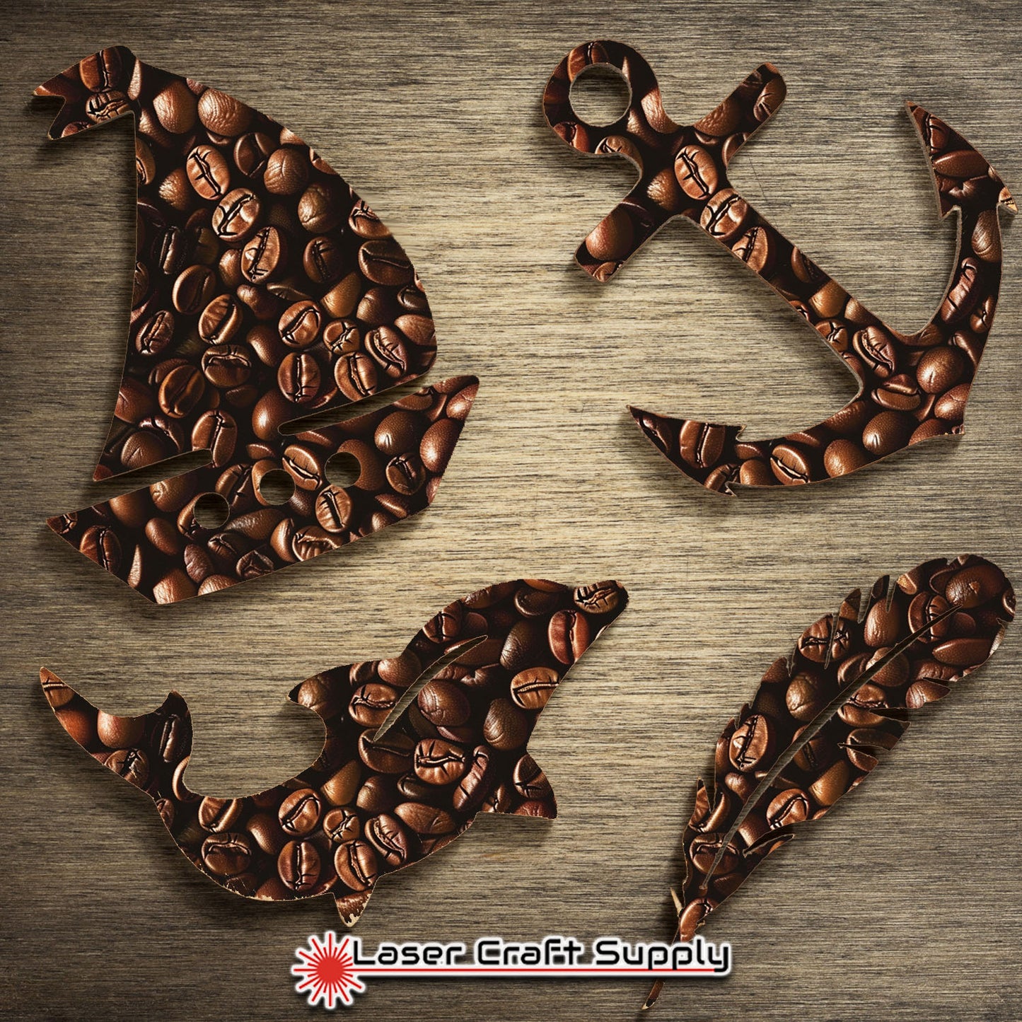 Creative Cast Acrylics - Coffee Beans