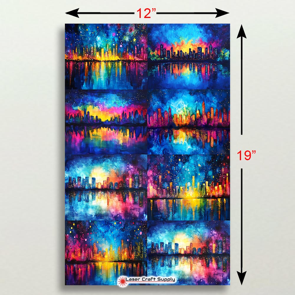 City Nights Reflections - Creative Tile