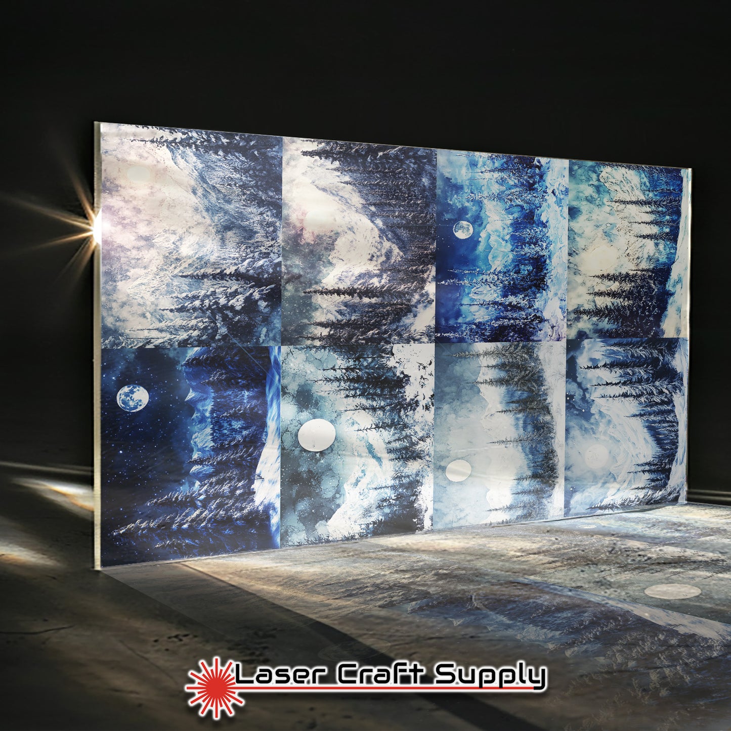 Cold Winter Night  - Creative Tile