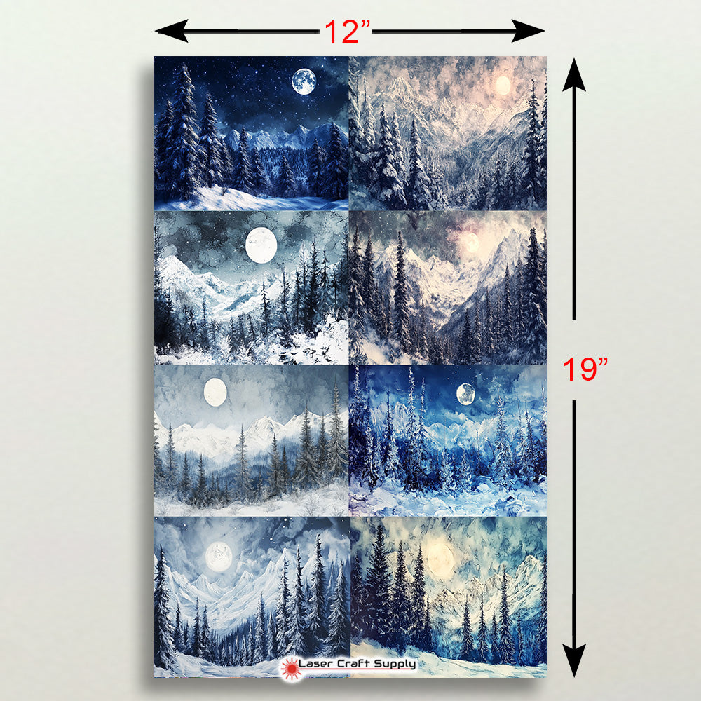 Cold Winter Night  - Creative Tile