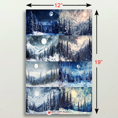 Cold Winter Night  - Creative Tile