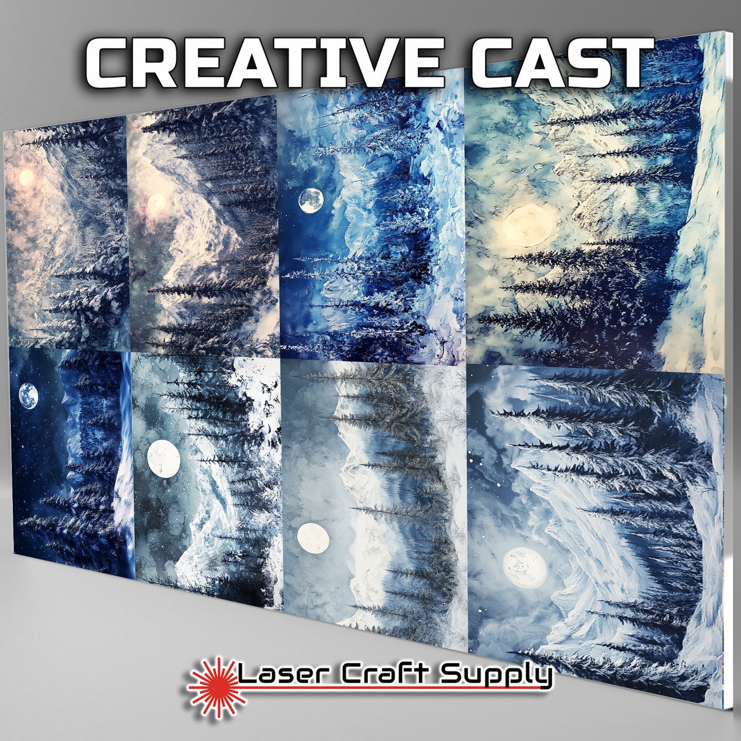 Cold Winter Night  - Creative Tile