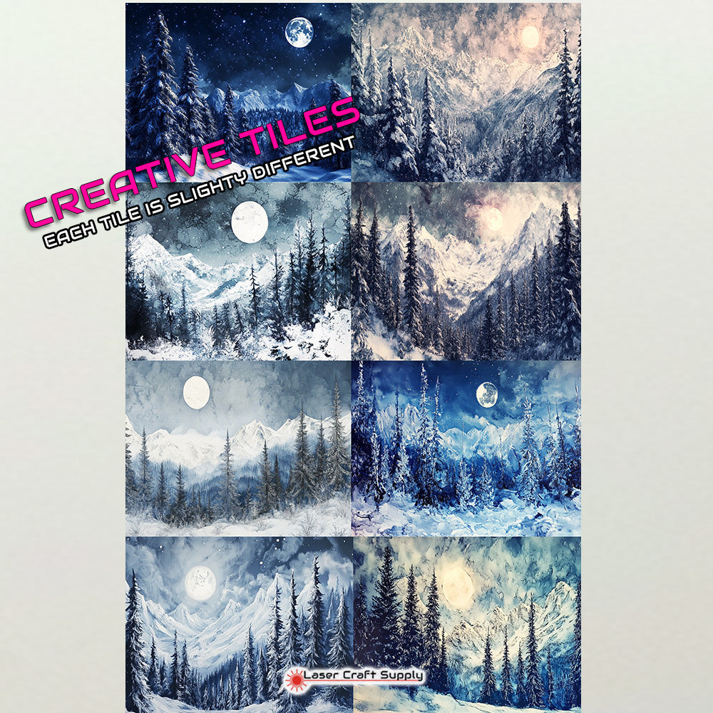 Cold Winter Night  - Creative Tile
