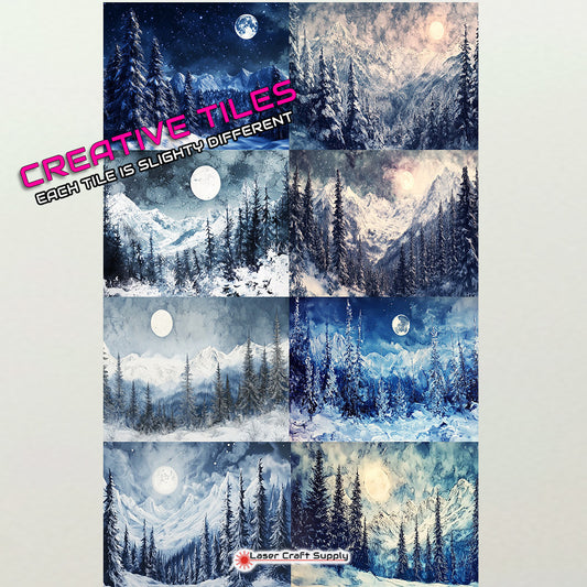 Cold Winter Night  - Creative Tile