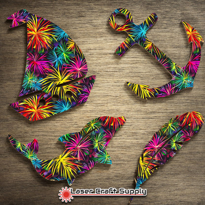 Creative Cast Acrylics - Color Burst Fireworks