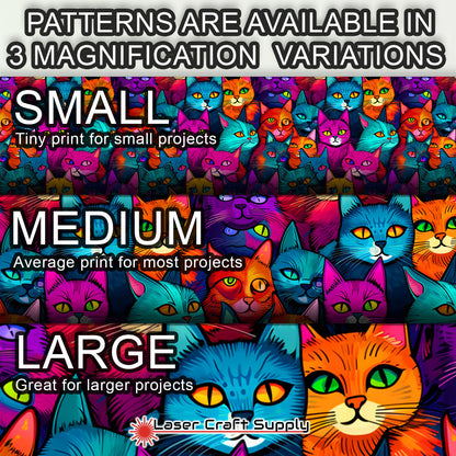 Creative Cast Acrylics - Color Cats Staring