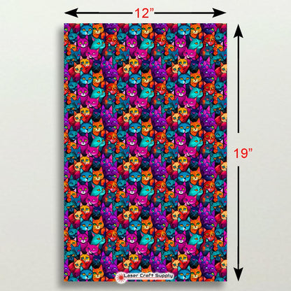 Creative Cast Acrylics - Color Cats Staring