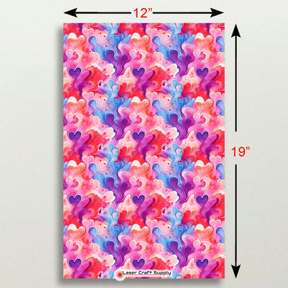 Creative Cast Acrylics - Color Hearts in Pink