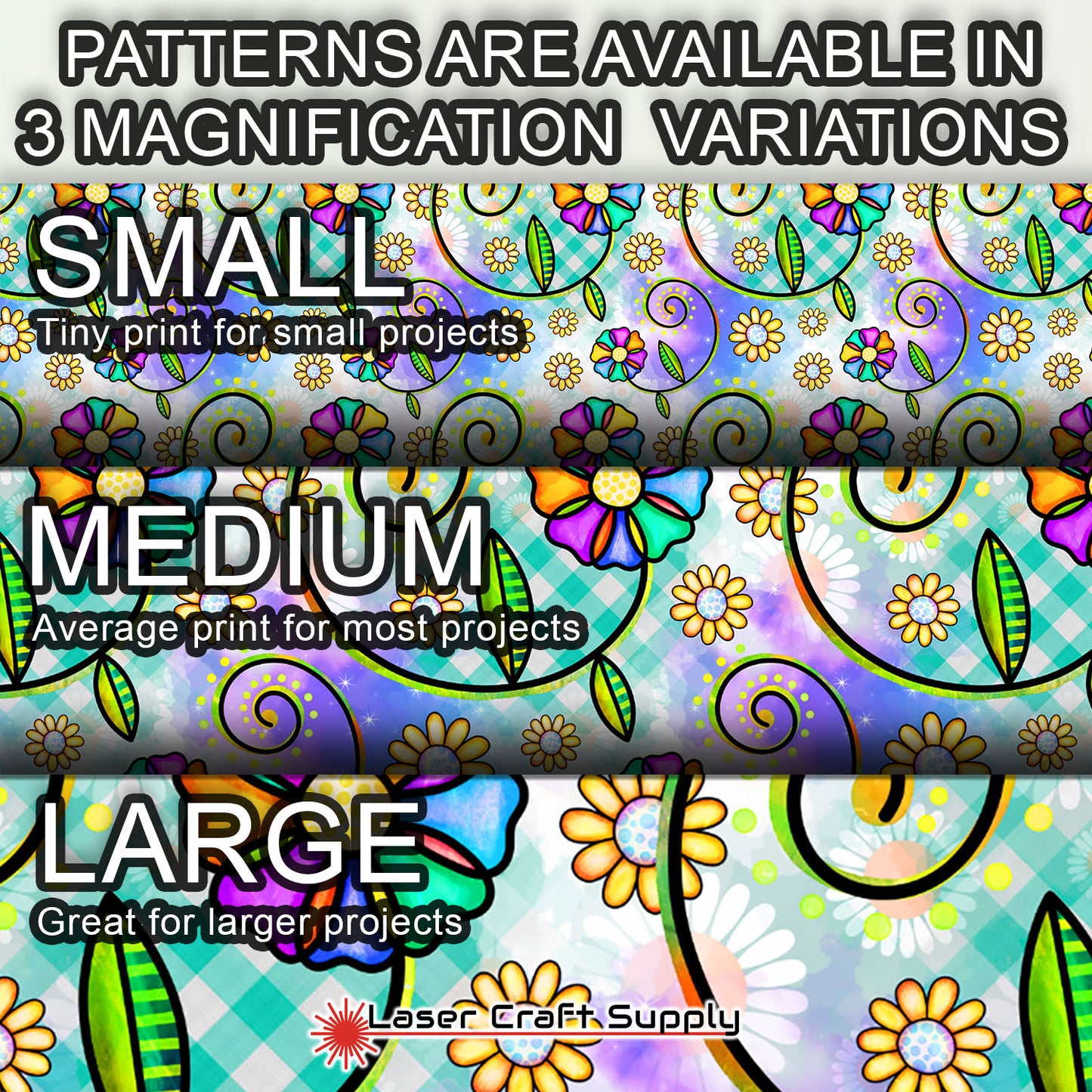 Creative Cast Acrylics - Color Whimsy Flowers