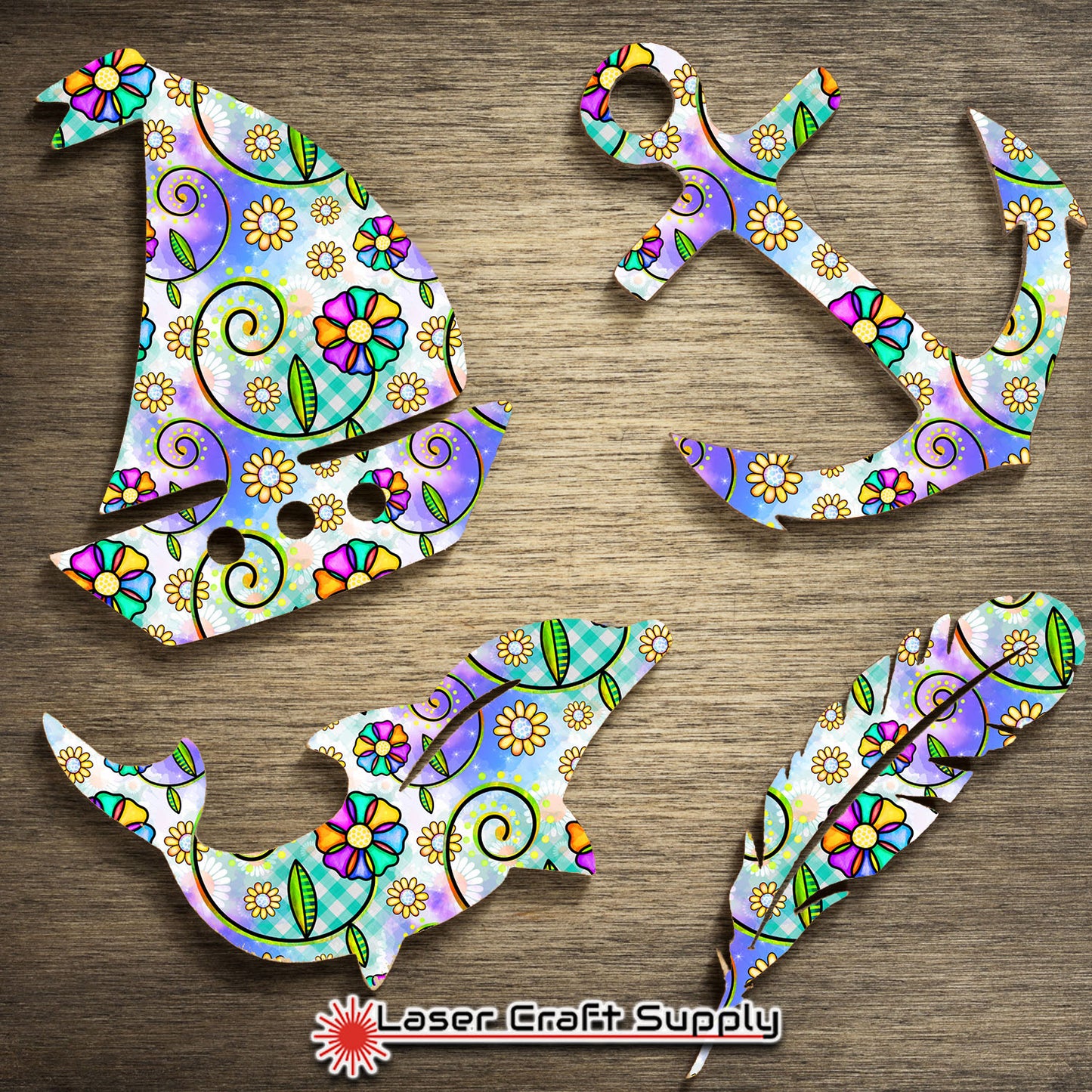 Creative Cast Acrylics - Color Whimsy Flowers