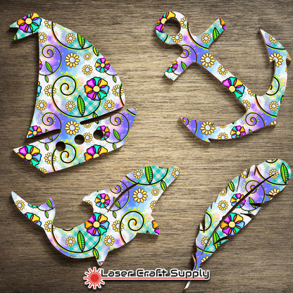 Creative Cast Acrylics - Color Whimsy Flowers