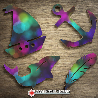 Creative Cast Acrylics - Colorful Bokha in Purples and Blue