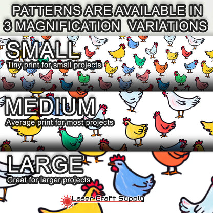 Colorful Chickens - Creative Cast