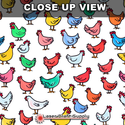 Colorful Chickens - Creative Cast