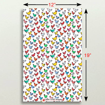 Colorful Chickens - Creative Cast