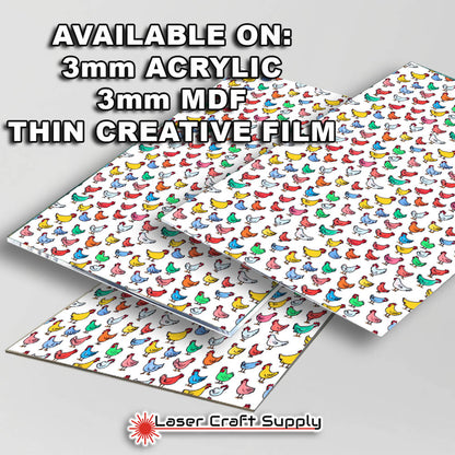 Colorful Chickens - Creative Cast