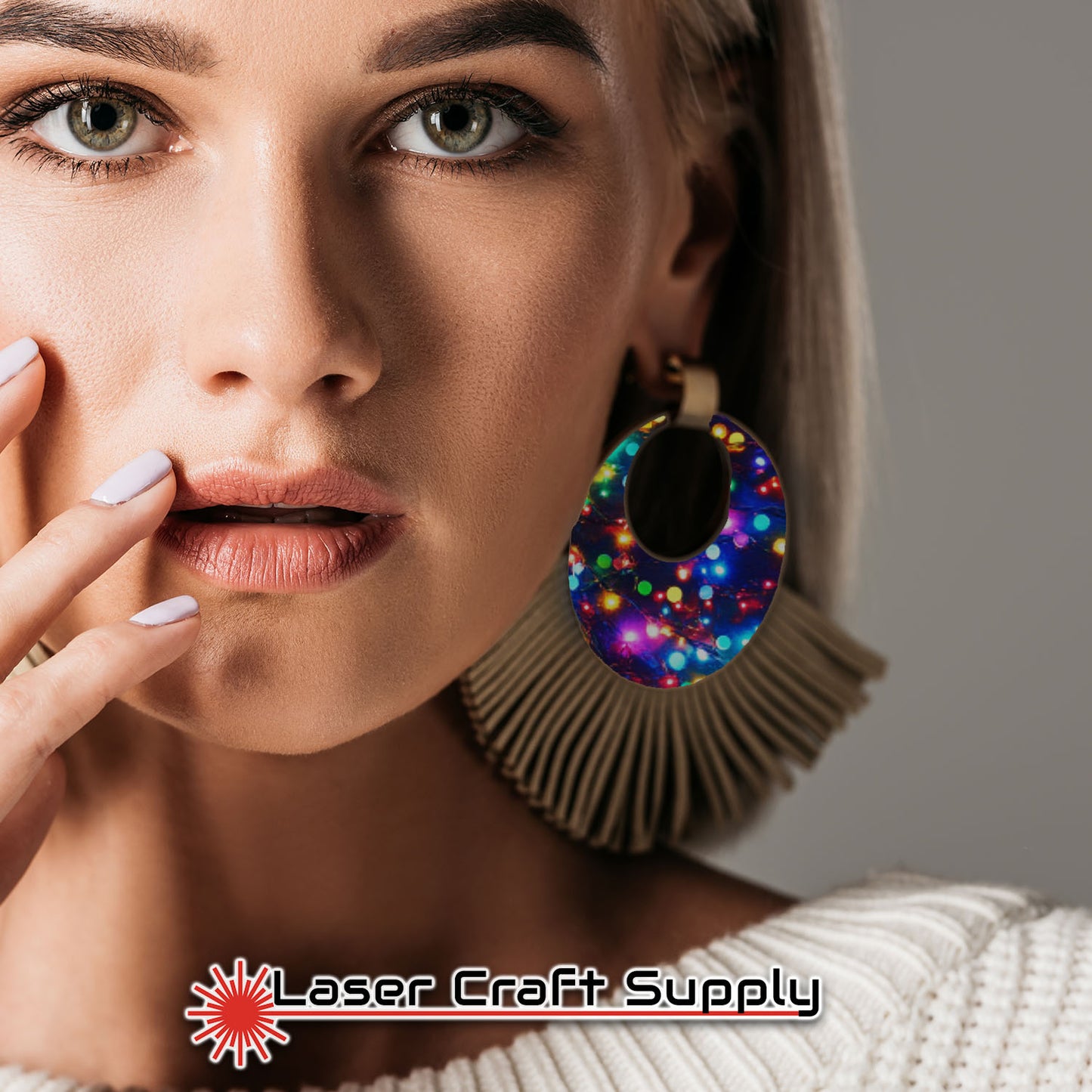 Creative Cast Acrylics - Colorful Christmas Lights