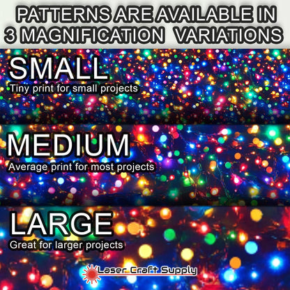 Creative Cast Acrylics - Colorful Christmas Lights