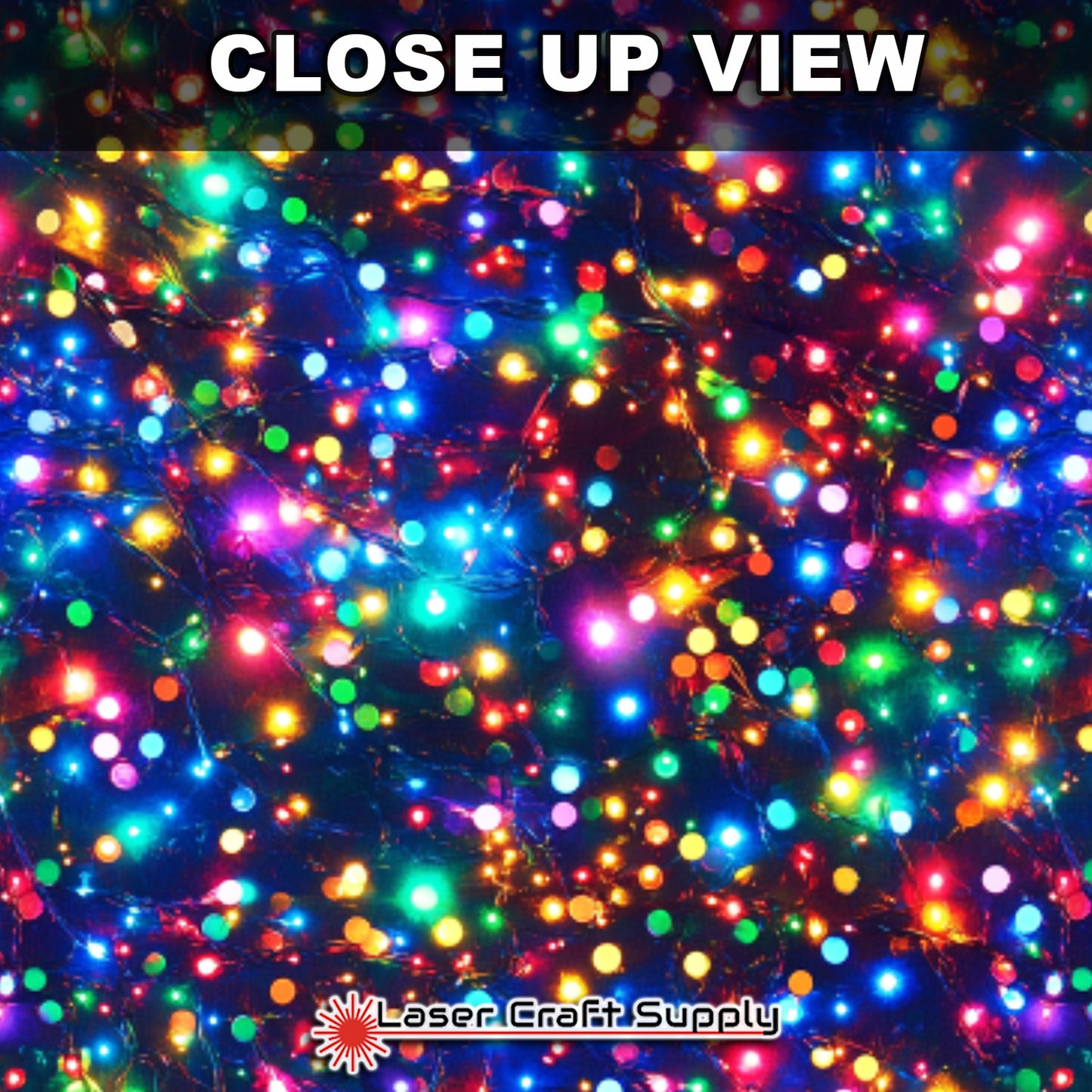 Creative Cast Acrylics - Colorful Christmas Lights