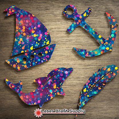 Creative Cast Acrylics - Colorful Confetti