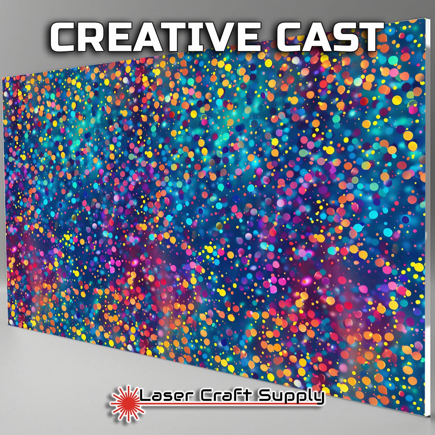 Creative Cast Acrylics - Colorful Confetti