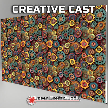 Creative Cast Acrylics - Colorful Gears