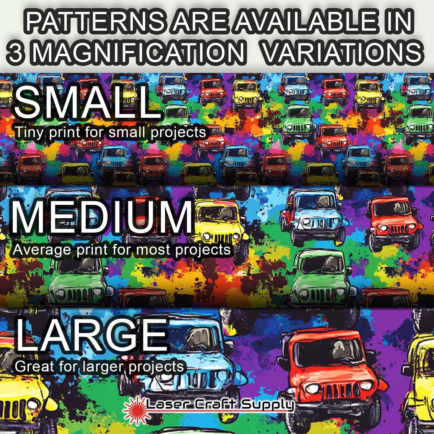 Creative Cast Acrylics - Colorful Off Road