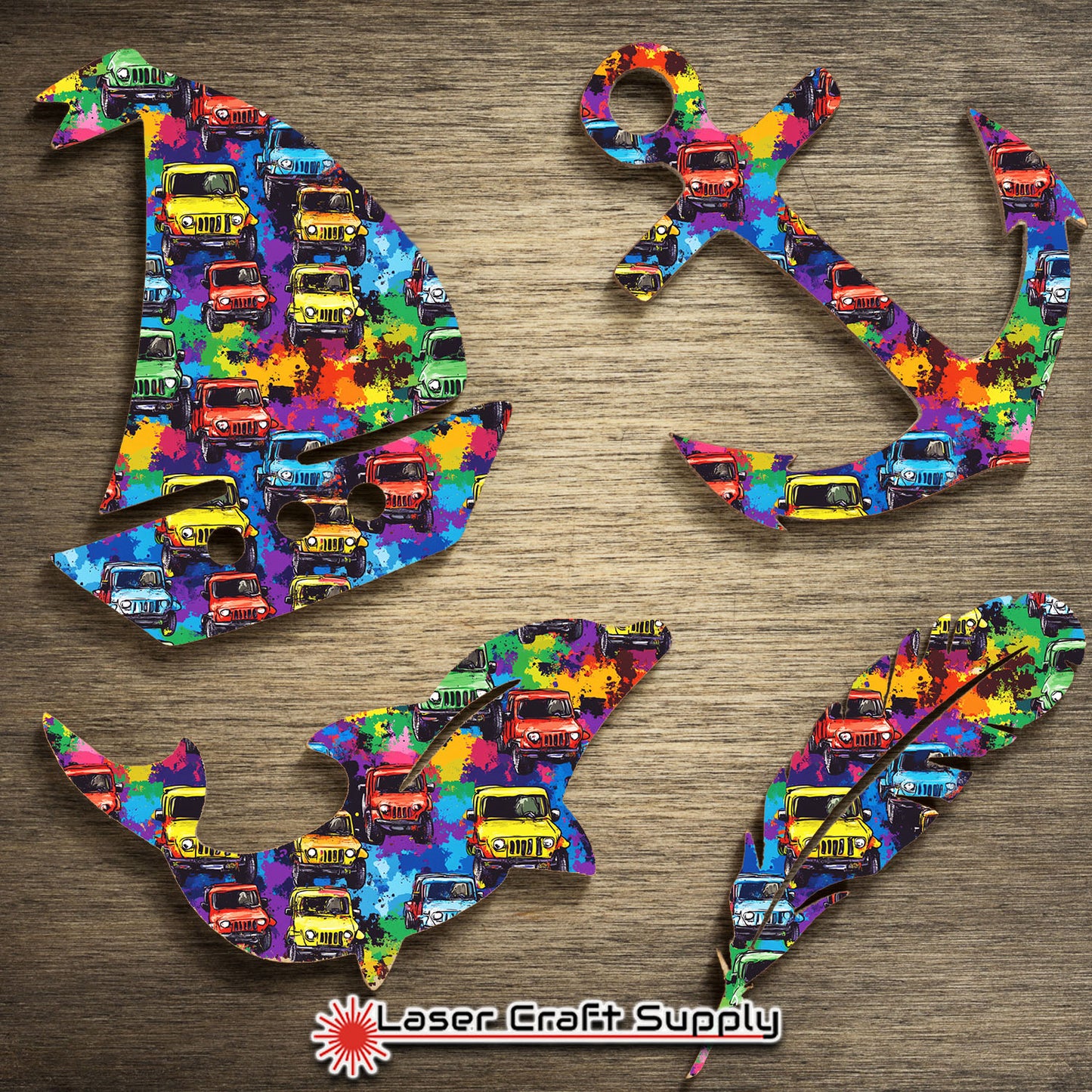 Creative Cast Acrylics - Colorful Off Road