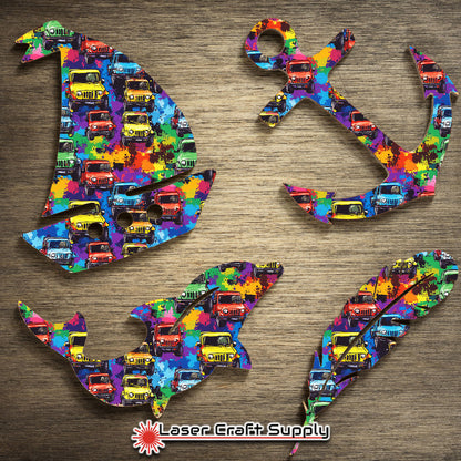 Creative Cast Acrylics - Colorful Off Road